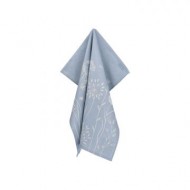 Theedoek - Wild Flowers - Blauw Grijs